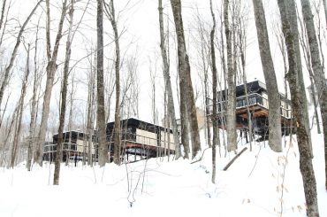 Chalets à louer près d'une montagne de ski en Estrie #00